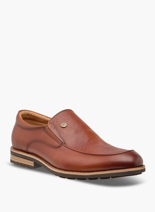 DUCHINI Men Slip-On Leather Loafers