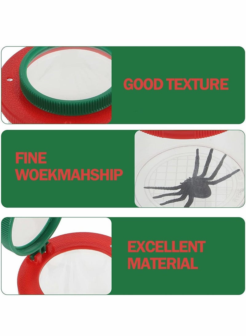 Excefore Insect Box, Insect Cage with Magnifying Insect Observation Box Portable Bug Viewer Bug Jar - Image 4