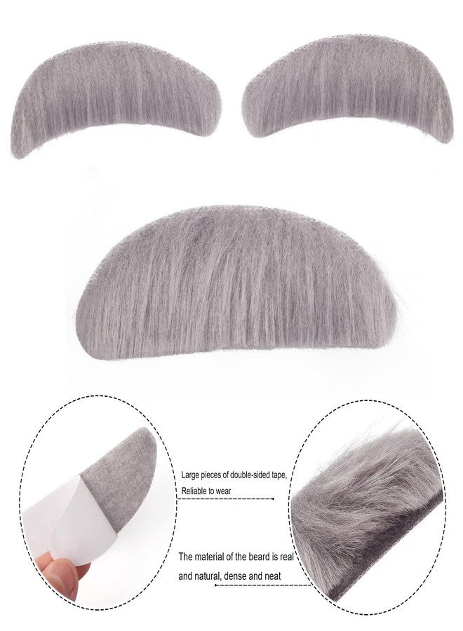 Yewong Kids Old Man Costume Set Grandpa Wig with Suspenders Kit for 100 Days of School Halloween - Image 5