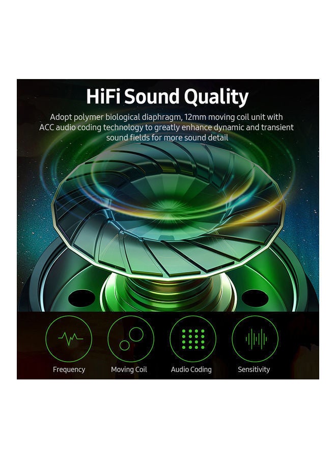 NIBEMINENT G7S Wireless BT 5.1 Earbuds With LED Display Screen Black - Image 5