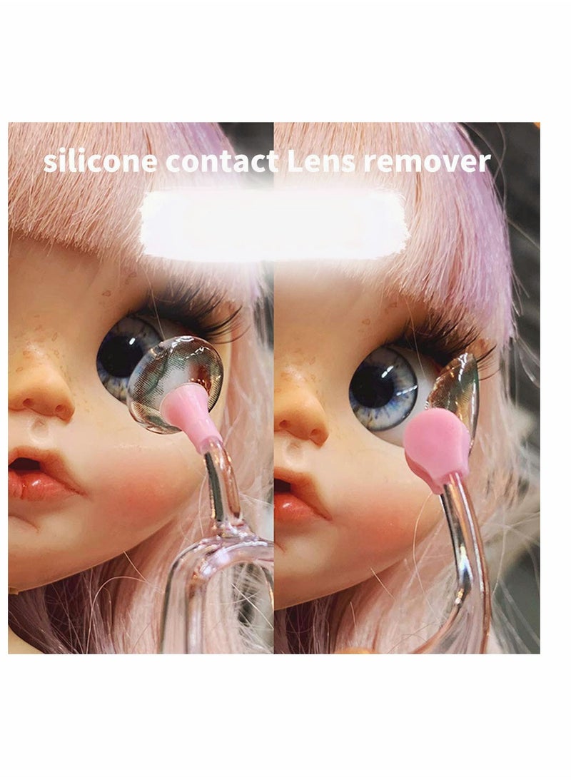 Generic 4 pcs Hard Contact Lens Remover RGP Plunger for Soft Hard Lenses  - Image 2