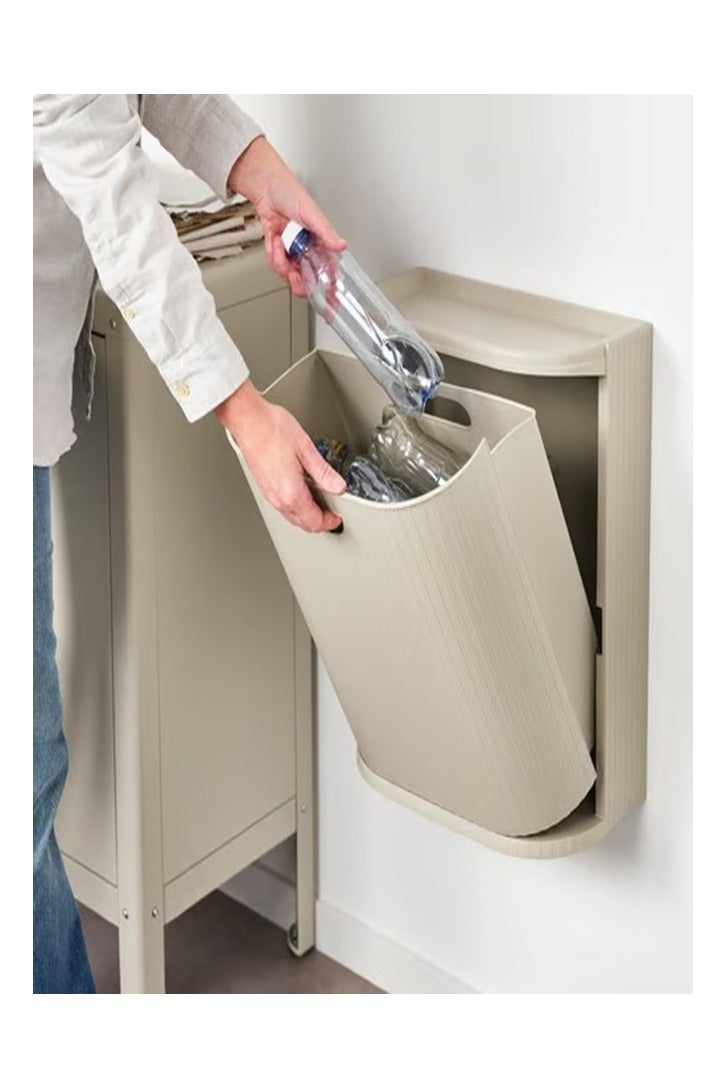 Container with lid, grey-beige, 21 liters  - Image 3