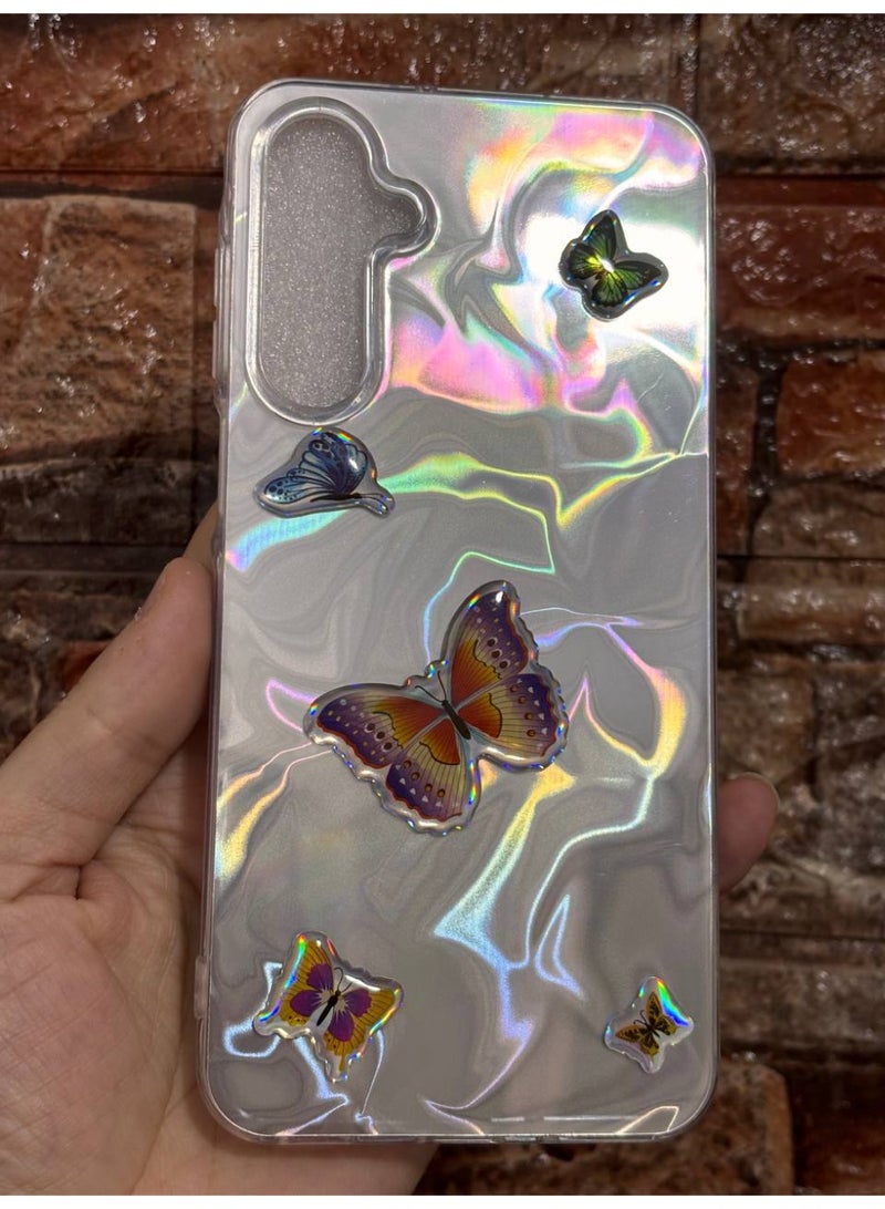 Butterfly Back Cover Compatible with Phone Samsung A16