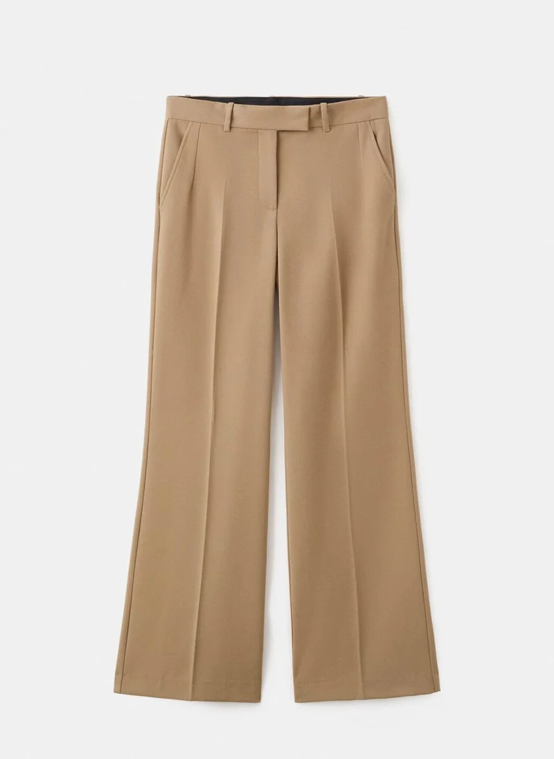 Mango  Straight low-rise suit trousers for Women | Best Price UAE