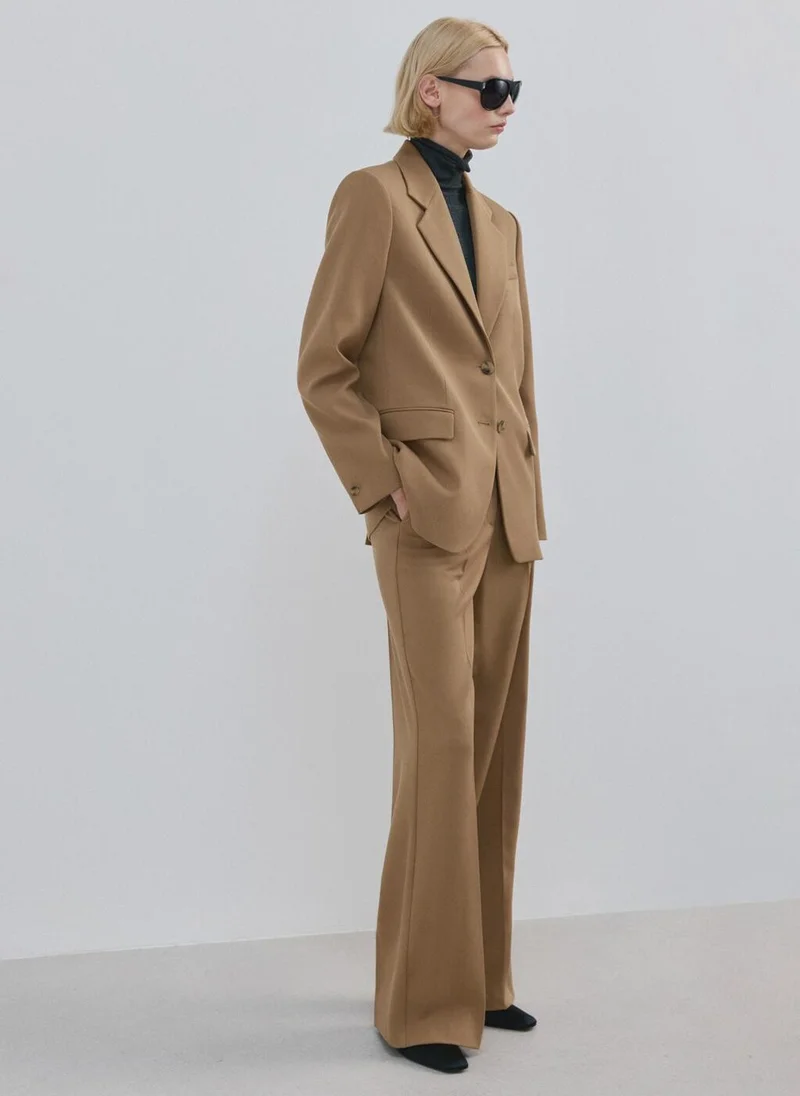 Mango  Straight low-rise suit trousers for Women | Best Price UAE