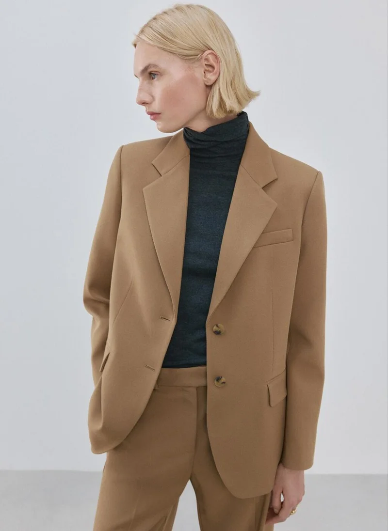 Mango  Straight low-rise suit trousers for Women | Best Price UAE
