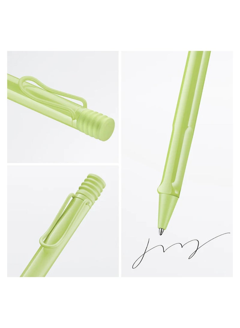 LAMY Safari Ballpoint Pen Medium Tip Black Ink Spring Green Barrel - Image 2