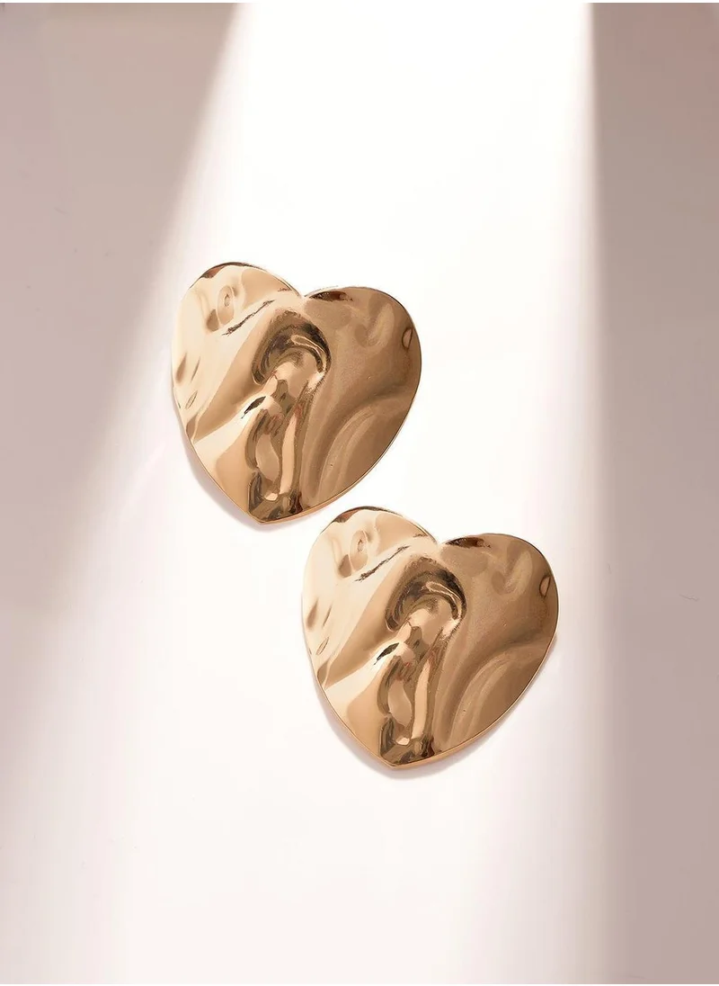 برياسي Heart Shaped Studs