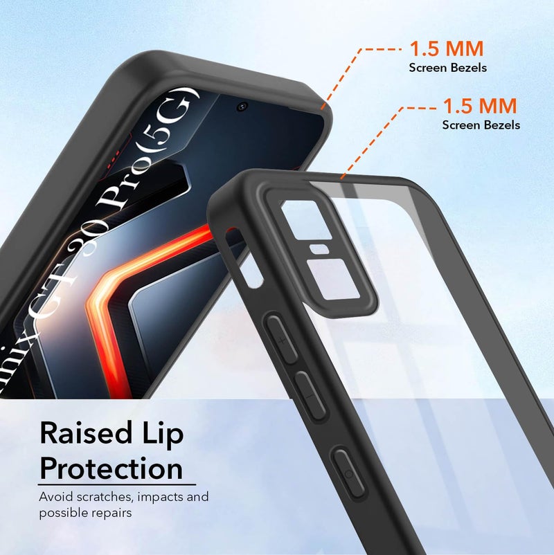 Jkobi Ultra-Hybrid Back Cover Case for Infinix GT 30 Pro (Lifetime Anti Yellow | Anti Scratch | Crystal Clear Shockproof) - Image 3