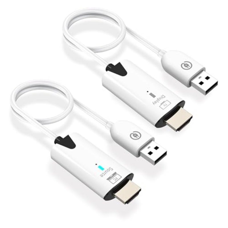 Wireless HDMI Transmitter and Receiver 1080P@60Hz HD Video Transmission with 50M 165FT Range Portable Extender for Screen Mirroring Compatible with PS4 5 TV Stick Projector - Image 2