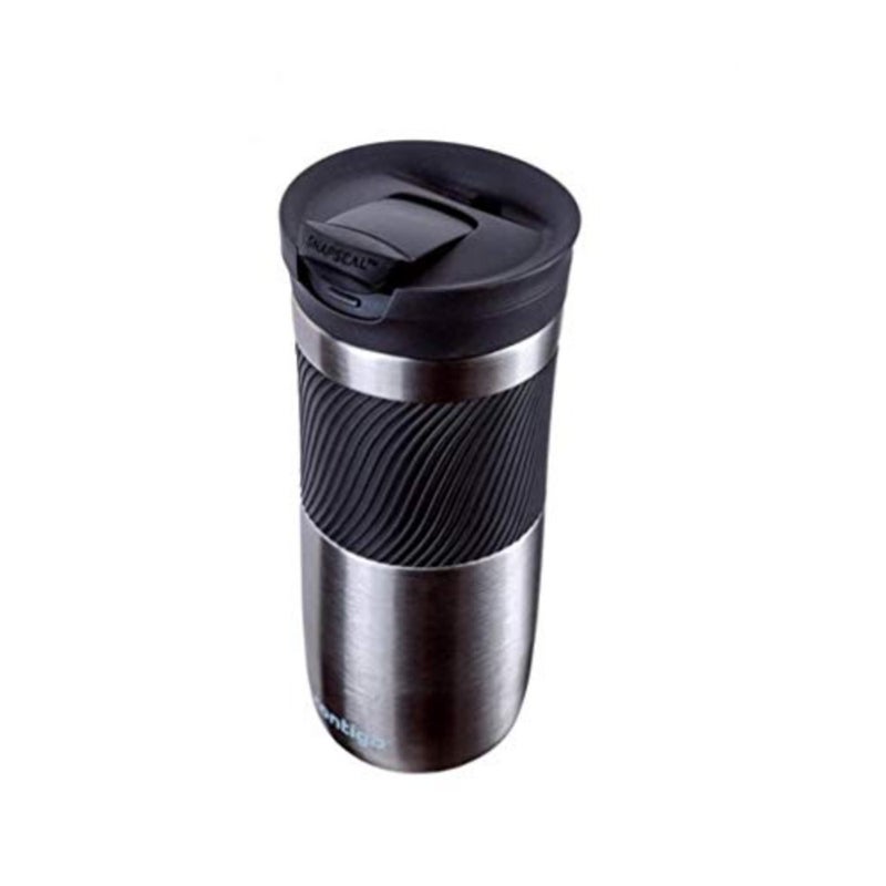 Byron Snapseal Travel Mug, Stainless Steel Thermal Mug, Vacuum Flask, Leakproof Tumbler, Coffee Mug with BPA Free Easy-Clean Lid - Image 4