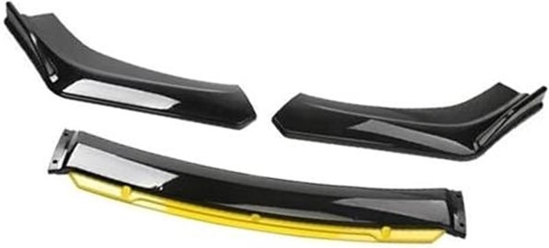 Wivplex Car Front Spoiler Kit with Yellow Accents - Image 1