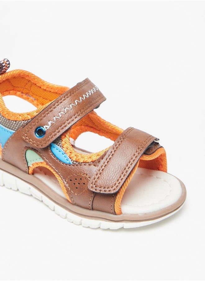 LBL by Shoexpress - Boys Panelled Sandals with Hook and Loop Closure - Image 1