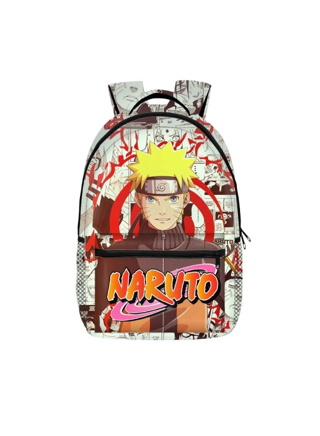 ناروتو بسيطة سستة على ظهره المدرسية للمراهقين وطلاب المدارس الابتدائية الرجال والنساء الترفيه الرياضة على ظهره - Image 1