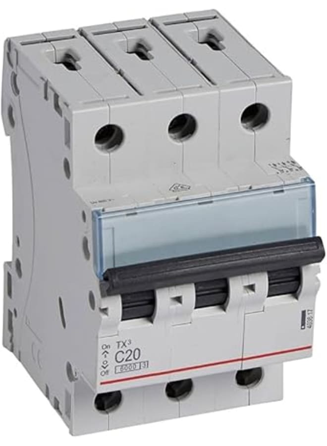Bticino 63 Amp 3 Pole Circuit Breaker, 4.5k, bticino