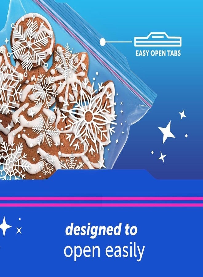 Ziploc Gallon Food Storage Freezer Bags, Grip 'n Seal Technology for Easier Grip, Open, and Close, 14 Count, Holiday Designs - Image 2