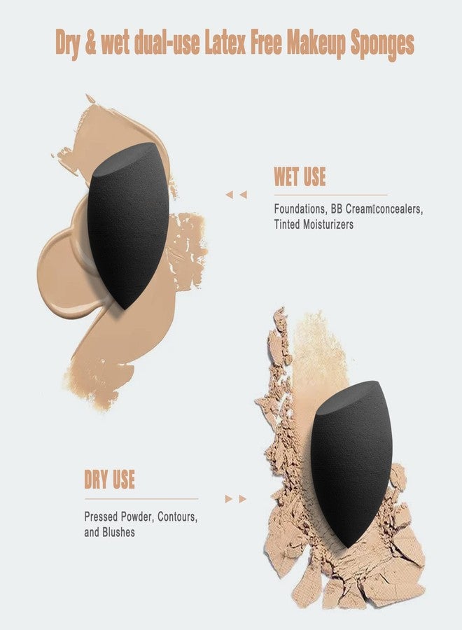 FERYES Makeup Sponge Holder with Makeup Sponge– Eco-Friendly Silicone Beauty Make Up Blender Case and Dry & Wet Use Foundation Sponge for Travel - Image 4