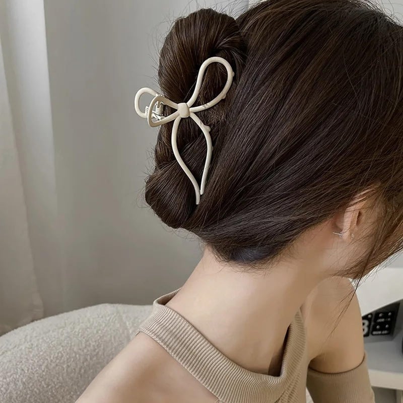 Dartler Modern Beige Hair Clutcher For Women | Stylish Hair Claws For Girls | Trendy Alloy Metal Clips | Premium & Fashionable Girls Hairs Accessories | Suitable In Various Occasions (Pack Of 1) - Image 5