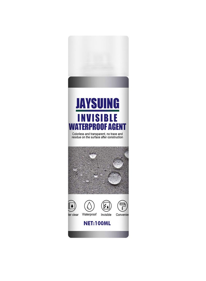 Jaysuing Invisible Waterproof Sealant Agent, 1 Piece Invisible Waterproof Anti-Leakage Agent, Anti-Leaking Sealant Bathroom Coating Leak Repair for Wall Roof Roofing, - Image 1