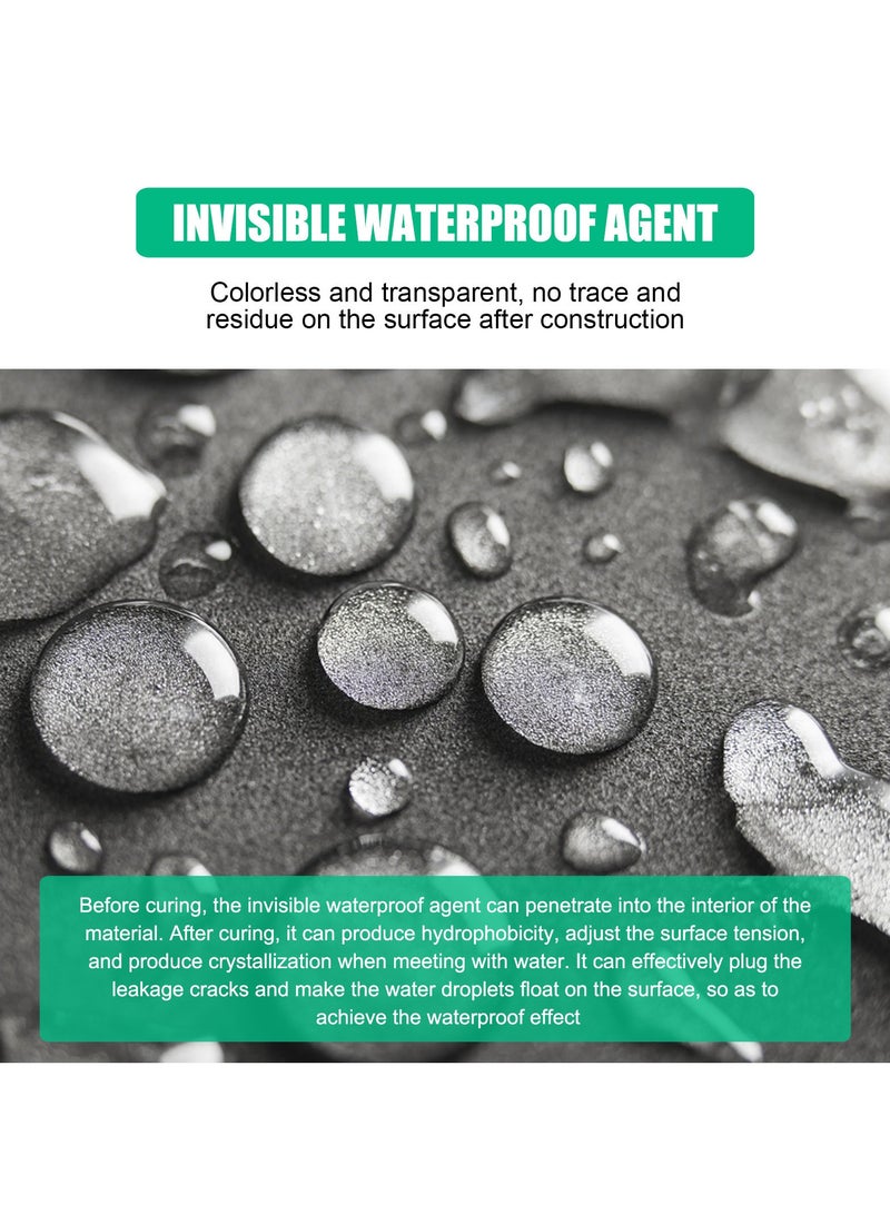 Jaysuing Invisible Waterproof Sealant Agent, 1 Piece Invisible Waterproof Anti-Leakage Agent, Anti-Leaking Sealant Bathroom Coating Leak Repair for Wall Roof Roofing, - Image 2