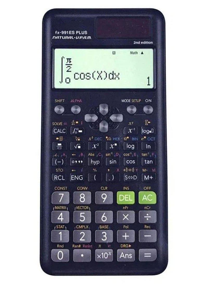 FX-991ESPLUS-2WDTV 2nd Edition Function Scientific Calculator -  Black - Image 1