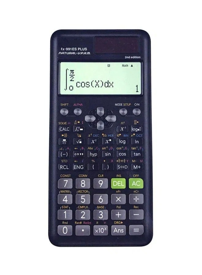 Generic FX-991ESPLUS-2WDTV 2nd Edition Function Scientific Calculator -  Black  - Image 1