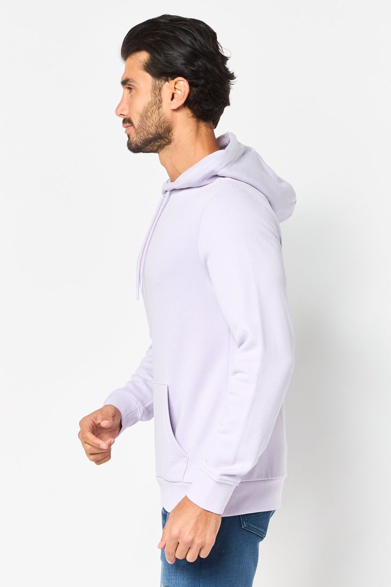 Celio هودي بأكمام طويلة للرجال، ليلك - Image 4