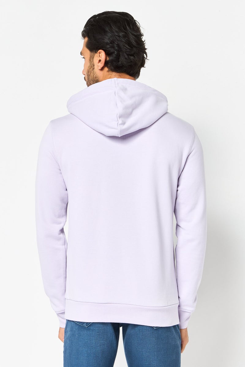 Celio هودي بأكمام طويلة للرجال، ليلك - Image 3