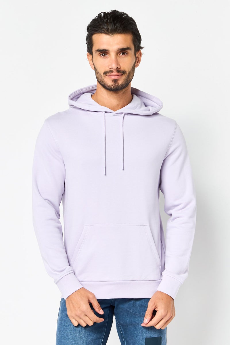 Celio هودي بأكمام طويلة للرجال، ليلك - Image 1