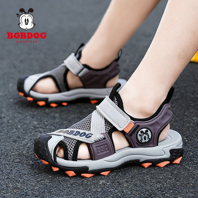 Babu Bean Children'S Sandals Sandals Soft Bottom Breathable Fashionable Brand Children'S Shoes 2025 Boys Sandals - Image 3