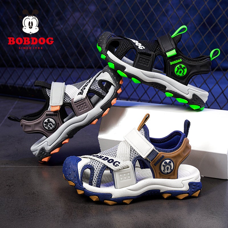Babu Bean Children'S Sandals Sandals Soft Bottom Breathable Fashionable Brand Children'S Shoes 2025 Boys Sandals - Image 2