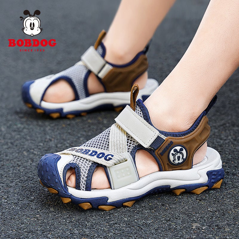 Babu Bean Children'S Sandals Sandals Soft Bottom Breathable Fashionable Brand Children'S Shoes 2025 Boys Sandals - Image 1