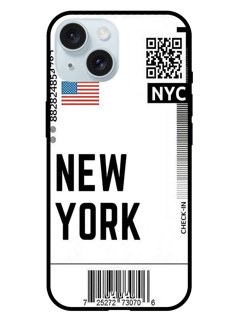 Theodor Protective Case Anti Scratch Shock Proof Bumper Cover For iPhone 15 Plus NYC - Image 1