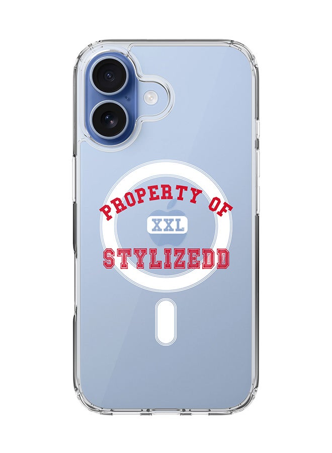 Classic Clear MagSafe Case for iPhone 17 , Hybrid Soft Case Flexible Edges Anti Drop TPU PC Gel Thin Transparent Cover [ Designed for iPhone 17 ] - Property of Stylizedd