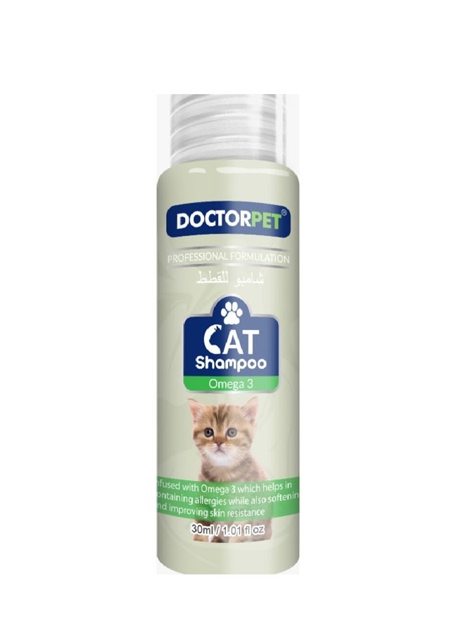 DoctorPet Omega 3 Cat Shampoo - 30ML