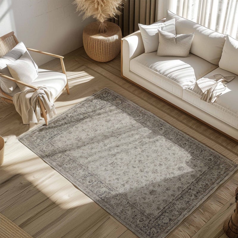 Alkaffary Carpet Hutaf Modern pattern with timeless elegance Size 2.80x3.80 , Color Gray - Image 1