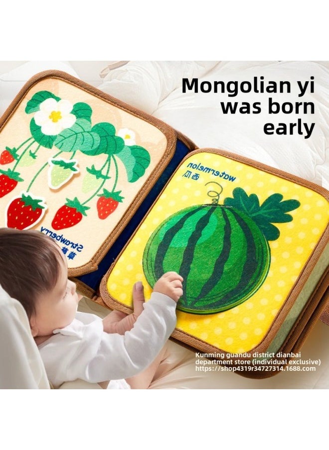 Tear Tear Book Tail Cloth Book Tear Can Tear Book Quiet Book Bite Hand Tear Book Early Education Cognitive Toys China-Color:Tear-off Cloth Book [understanding Animals]  - Image 2