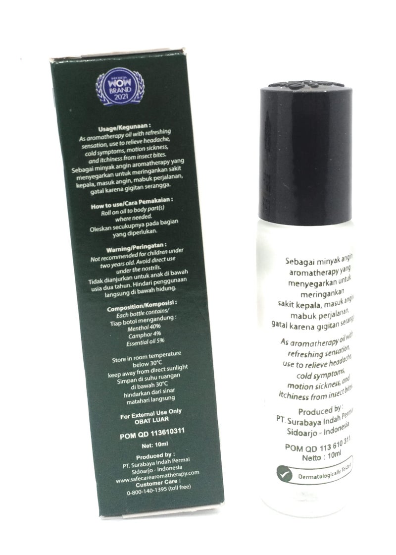 Safecare Safe Care Roll on Refreshing Oil Aromatherapy, 10 Ml (Pack of 6) - Image 4