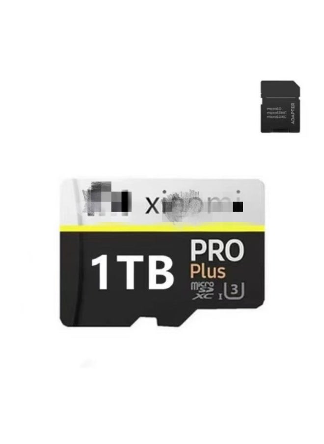 Direct 64G Memory Card 1TB TF Card 32G Mobile Phone 128G Camera Monitoring Driving Recorder Expansion-Color:Yellow Sd-Capacity:512GB