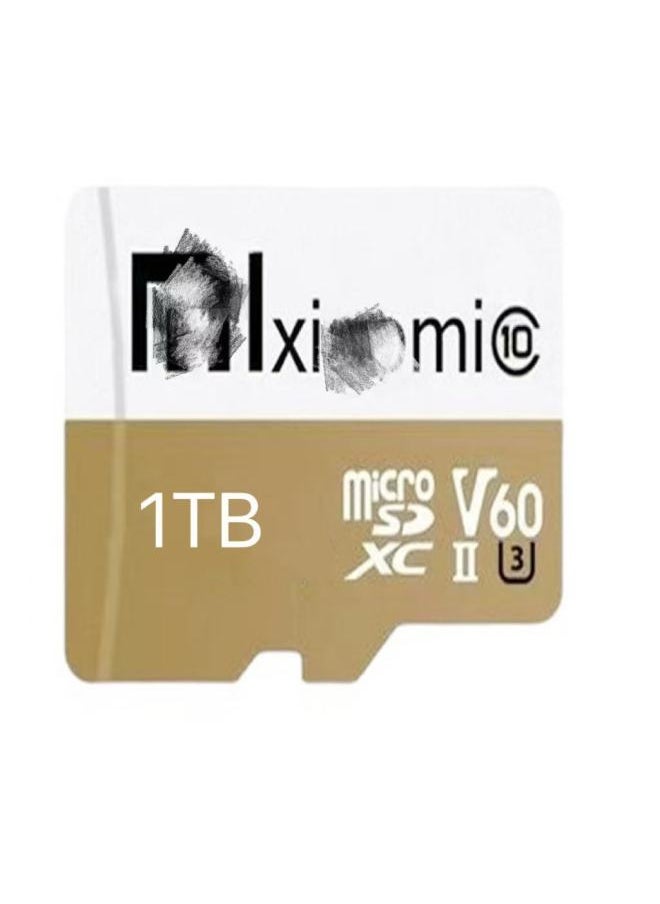 Direct 64G Memory Card 1TB TF Card 32G Mobile Phone 128G Camera Monitoring Driving Recorder Expansion-Color:Yellow Sd-Capacity:512GB