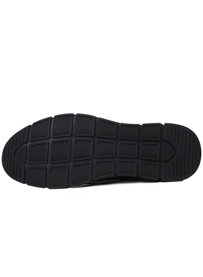 Poitulas Men's Lace-up Round Toe Business Casual Shoes, Fashionable Versatile Wear-resistant Formal Shoes For Men, 7199 Black, Size 42 - Image 2