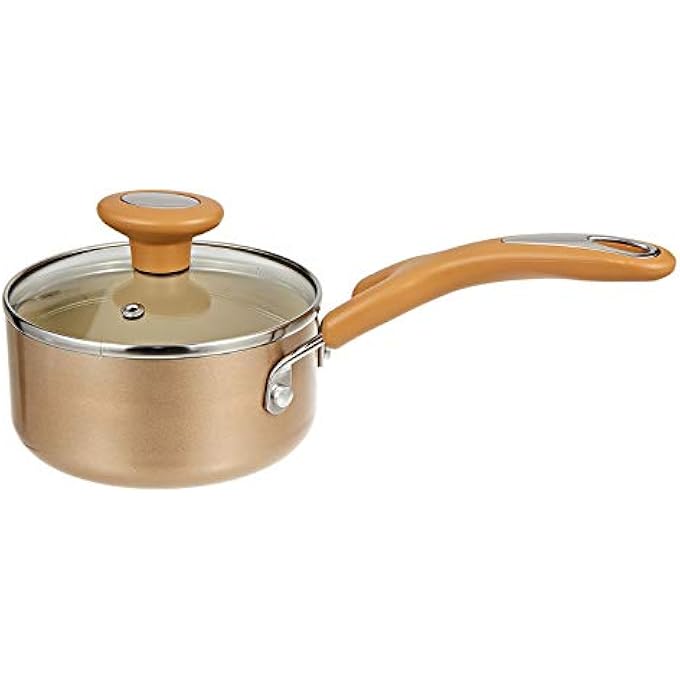 ماير مقلاة صلصة ذكية غير لاصقة مع غطاء زجاجي 09 لتر 14 سم مقلاة طهي ذات سطح مبطن بيج My16860 - Image 2