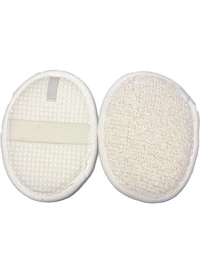 Mr.Cui'shop 6 Pcs/Set 4.3"×5.7" Natural Exfoliating Face Body Pad Loofah Sponge Facial Brush Shower Scrubber Body Bath Spa For Men & Women Renewable Resource Pack Of 6 - Image 3