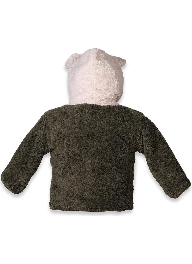 زيلاند Unisex Baby Hooded Plush Coat
