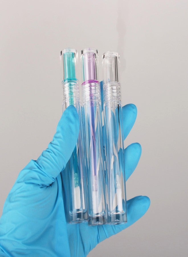 COSIDEA 25pcs Empty Round Full Clear 4ml 0.13oz lip gloss tubes with soft silicon tip wand transparent Lipgloss tube containers for lip oil packing - Image 3