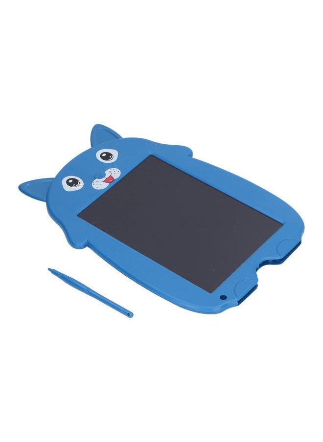 Thoraya Kids Writing Tablet Educational Erasable Reusable Puppy Shape Colorful LCD Doodle Board for Boys Girls Blue  - Image 1