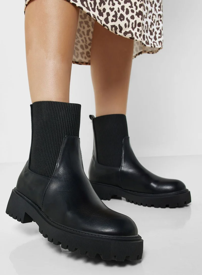 Ginger Chunky Boots