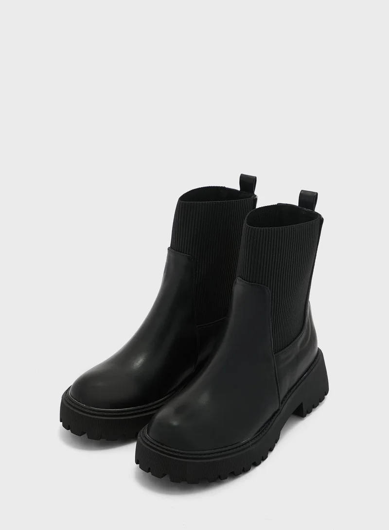 Ginger Chunky Boots