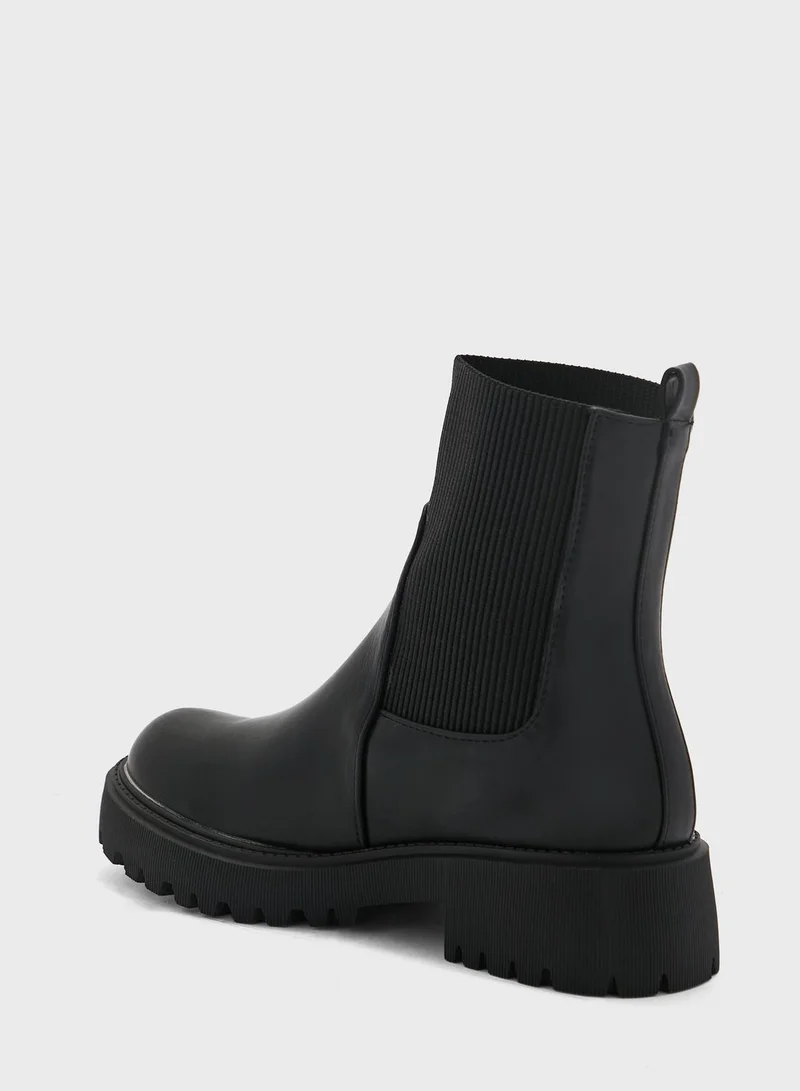 Ginger Chunky Boots