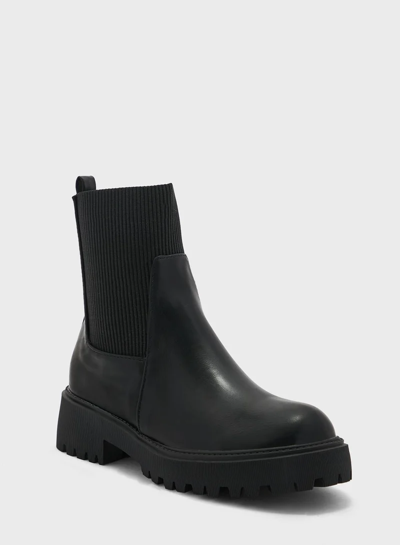 Ginger Chunky Boots